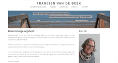 Desktop Screenshot of francienvandebeek.nl